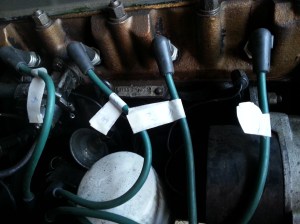 The spark plugs returned to their natural habitat